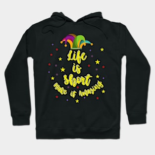 "Life is Short, Make It Amazing" - motivational design Hoodie